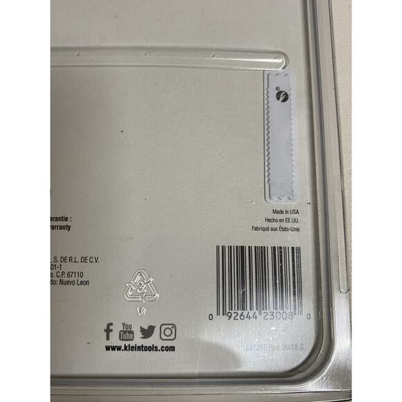 New Klein Tools Bent Trimmer 23008 Forged Steel Shears Light to Medium Duty - Picture 5 of 8